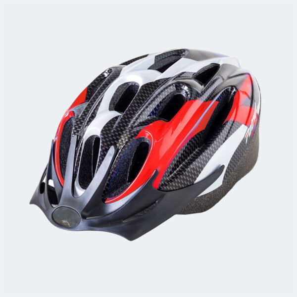 Bold and Protective Red Bicycle Helmet for Ultimate Safety