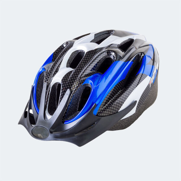 Sleek and Secure Blue Bicycle Helmet for Superior Protection