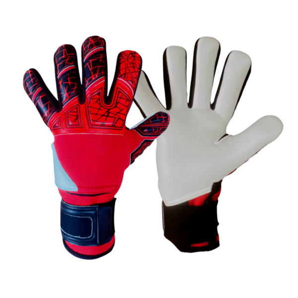 Elite Red and White Goalkeeper Gloves with Dynamic Grip