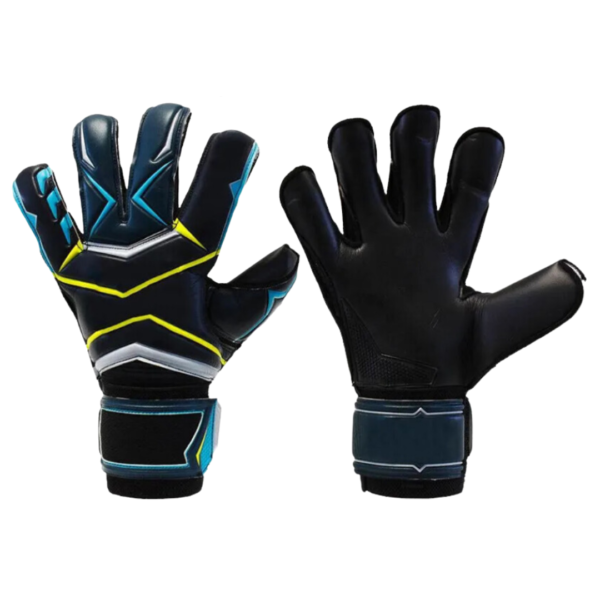 Professional Black and Neon Goalkeeper Gloves with Superior Grip